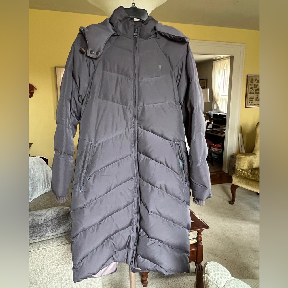 Brooklyn Industries Women’s Full Length Puffer Coat - Grey